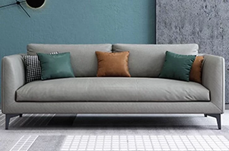 Прямой диван Некст (Лофт) экокожа, Серый