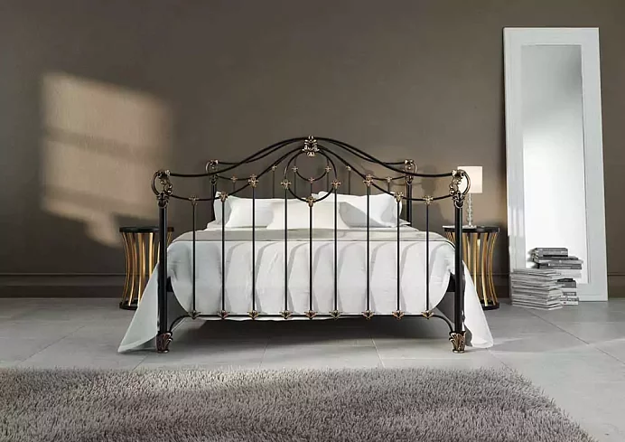 Кровать Дримлайн Силва (2 спинки), Черный