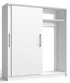 Шкаф-купе Альянс-10 без зеркал 2.0 м Белый