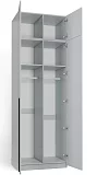 Шкаф распашной Лорена 4 Серый