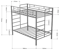 Кровать двухъярусная Валенсия 120 твист