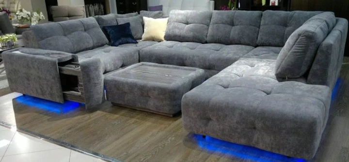 Модульный диван Спилберг (Марта), Серый {3351597} – купить в Иваново за127990 руб в интернет-магазине Divano.ru