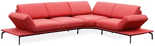 Угловой диван Рузвельт Без механизма Красный