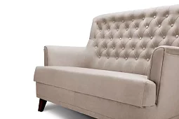 Прямой диван Каприз Без механизма Бежевый 