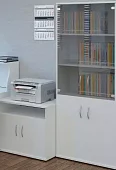 Набор корпусной мебели в офис Рива С Белый