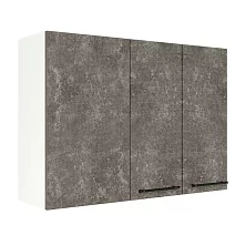 Шкаф верхний угловой ШВУП 1000 Нувель (бетон коричневый) 
