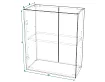 Шкаф верхний ШВ 600-1 Кёльн (софт хаки), Зеленый
