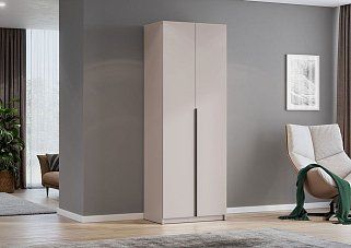 Шкаф двухдверный Берген ПРО ШК-800 с 5-ю полками (кашемир) 