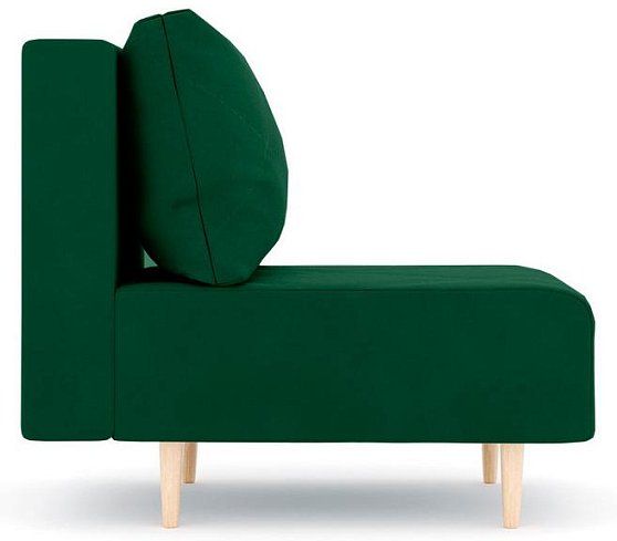 Кресло Милли без локтей, Зеленый