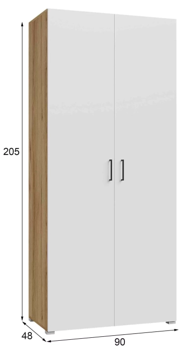ф98 Стенка Лайт дизайн 1 шкаф размеры