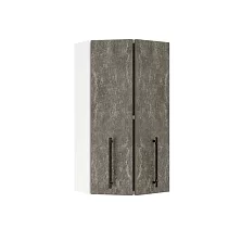 Шкаф верхний торцевой ШВТ 360 Нувель (бетон коричневый) 