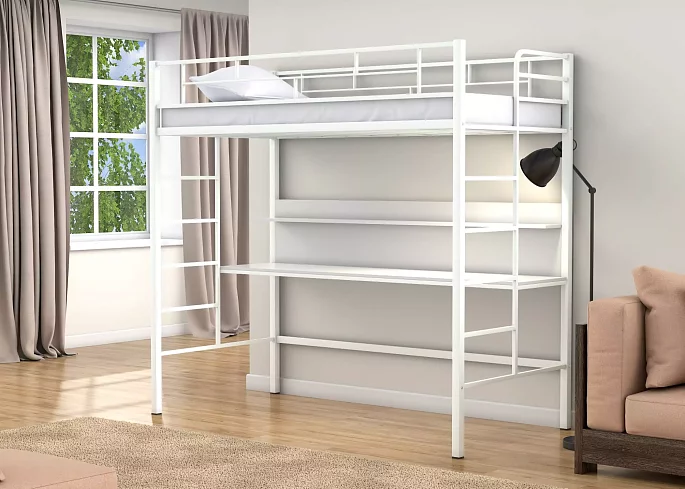 Кровать-чердак Амстердам, Коричневый