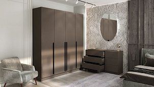 Комплект для спальни Бастион 3.3 м Коричневый 