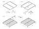 Основание на ножках арт55 (Основание для кровати), Черный