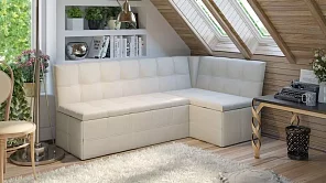 Кухонный угловой диван со спальным местом Домино Выкатной 