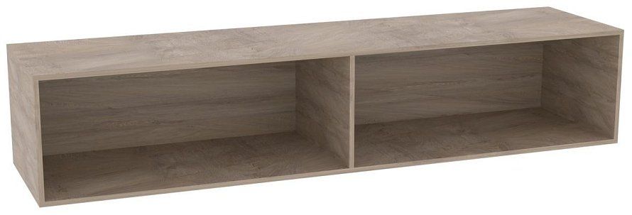 Антресоль Анкоридж 2.0 м (дуб эндгрейн/сапфир), Синий