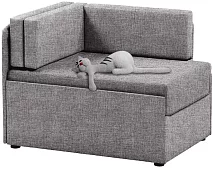 Кушетка Настя Малютка Лион Выкатной Серый 