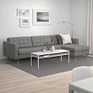 Угловой диван с оттоманкой Морабо, Серый